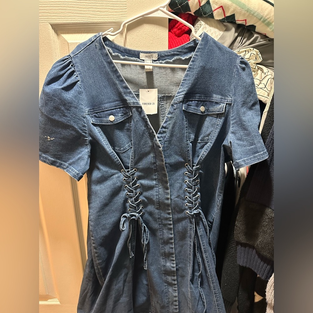 Corset Denim Dress